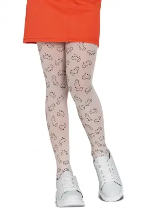 Dres Fete Penti ,Koala Head' 40 DEN, mat, alb