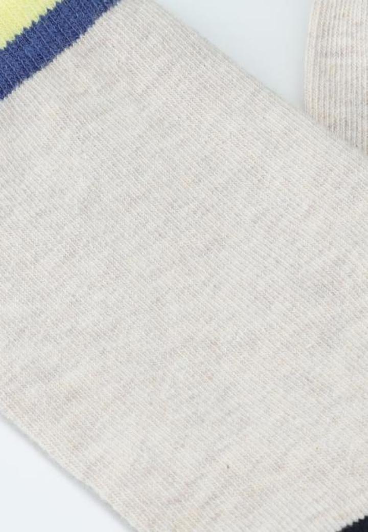 Sosete Dama din Bumbac Organic cu Model Inimioara